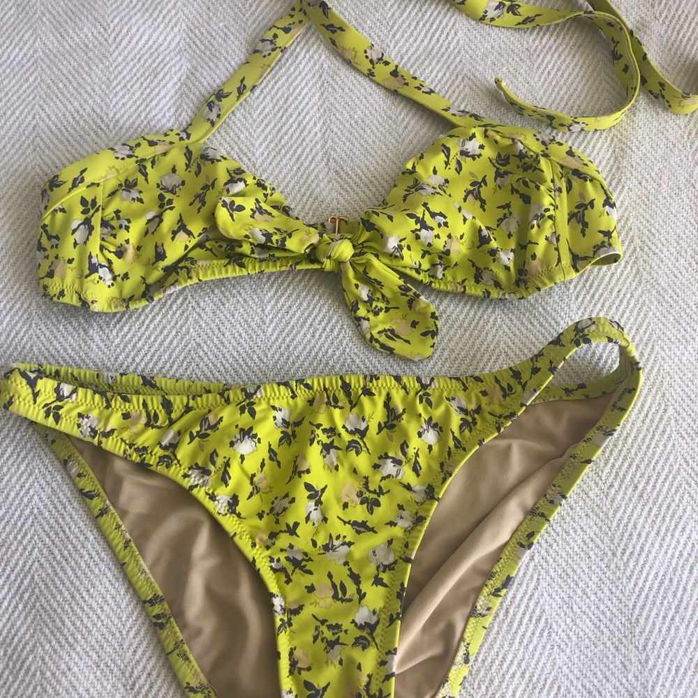 Madewell Yellow Retro Bikini - Small